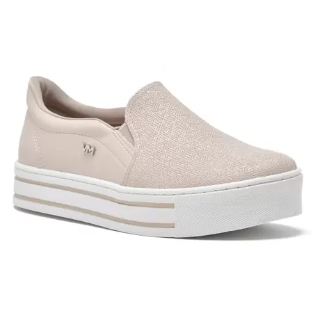 tênis slip on nude